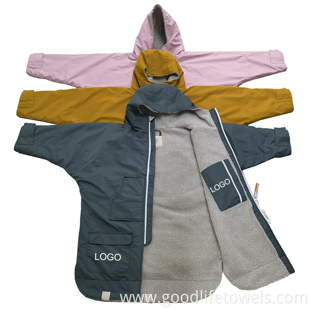 Waterproof Swim Beach Surf Coat Changing Robe